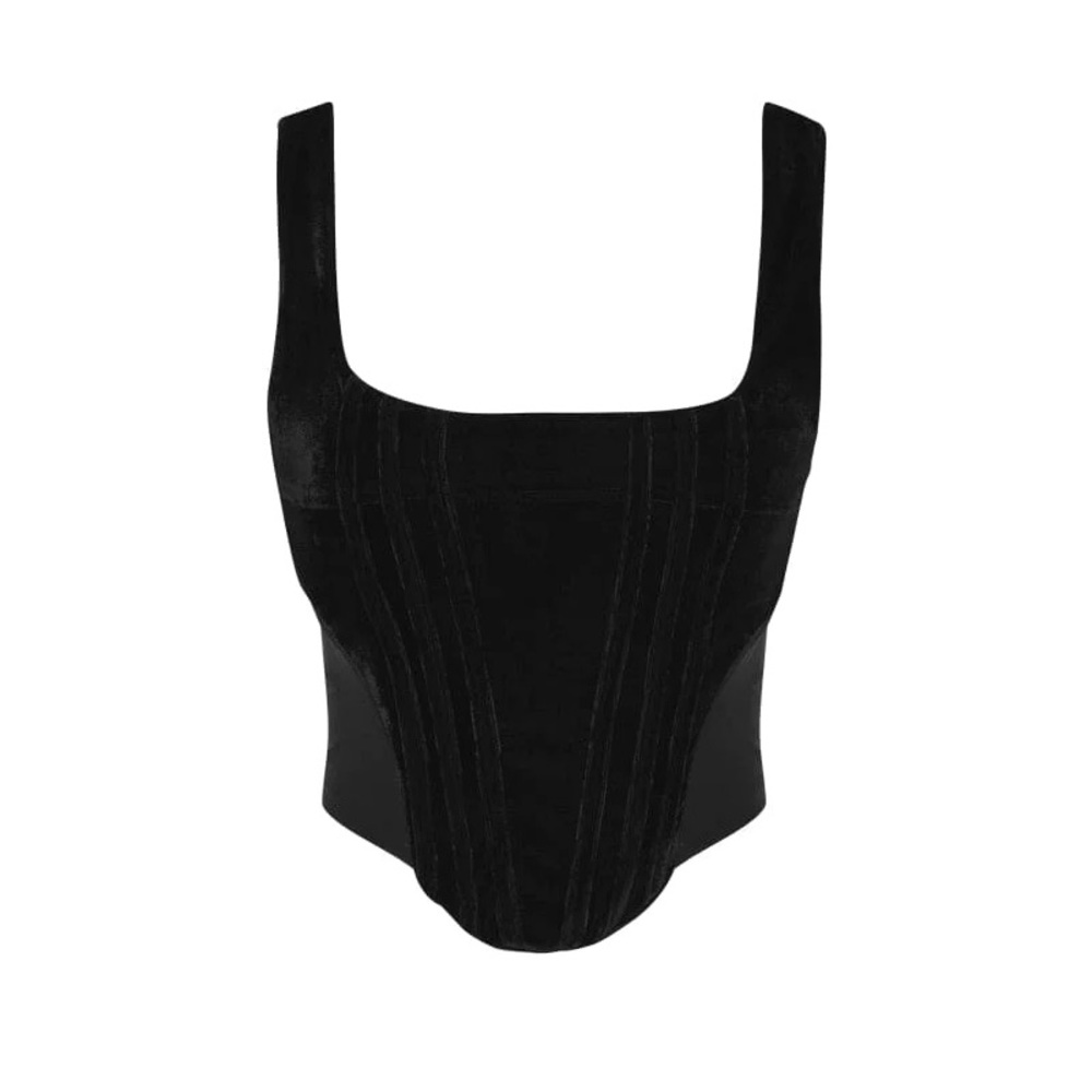 Rumored Eighteenth Century Velvet Corset Top